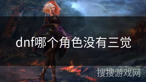 dnf哪个角色没有三觉