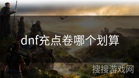 dnf充点卷哪个划算 dnf充点卷哪个划算