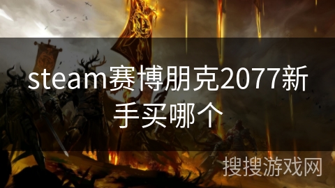 steam赛博朋克2077新手买哪个 steam赛博朋克2077新手买哪个