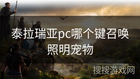 泰拉瑞亚pc哪个键召唤照明宠物