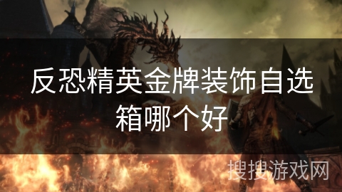 反恐精英金牌装饰自选箱哪个好 反恐精英金牌装饰自选箱哪个好