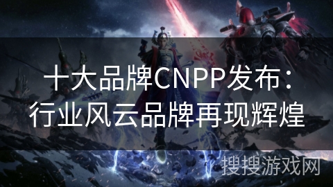 十大品牌CNPP发布：行业风云品牌再现辉煌