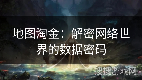 地图淘金：解密网络世界的数据密码