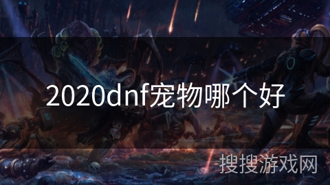 2020dnf宠物哪个好