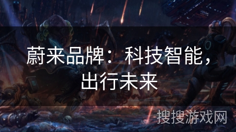 蔚来品牌：科技智能，出行未来