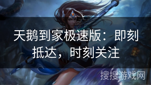 天鹅到家极速版：即刻抵达，时刻关注