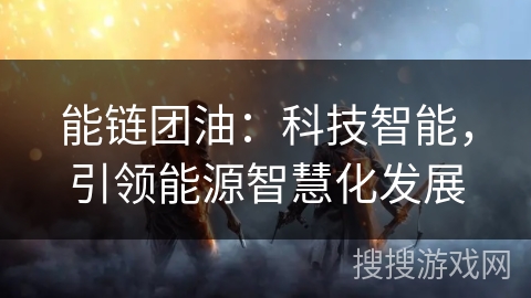 能链团油：科技智能，引领能源智慧化发展