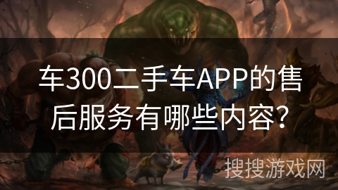车300二手车APP的售后服务有哪些内容？