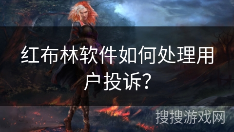 红布林软件如何处理用户投诉？