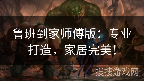 鲁班到家师傅版:专业打造,家居完美! 鲁班到家师傅版:专业打造,家居完美!