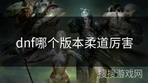 dnf哪个版本柔道厉害