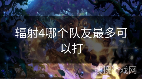 辐射4哪个队友最多可以打 辐射4哪个队友最多可以打