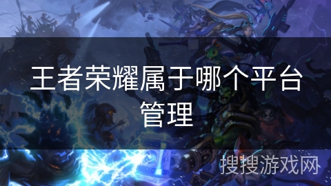 王者荣耀属于哪个平台管理