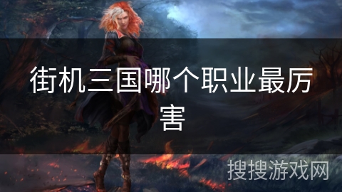 街机三国哪个职业最厉害