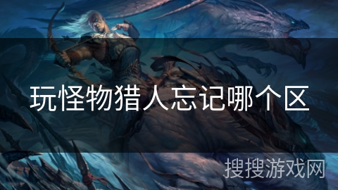 玩怪物猎人忘记哪个区