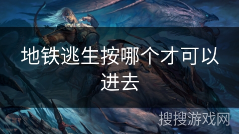 地铁逃生按哪个才可以进去 地铁逃生按哪个才可以进去