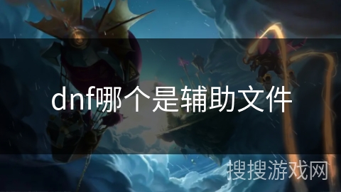 dnf哪个是辅助文件