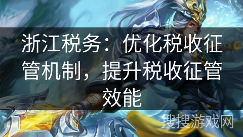 浙江税务：优化税收征管机制，提升税收征管效能