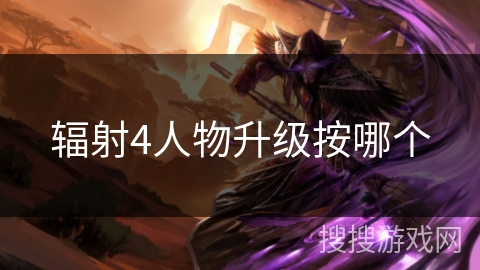 辐射4人物升级按哪个