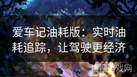 爱车记油耗版：实时油耗追踪，让驾驶更经济