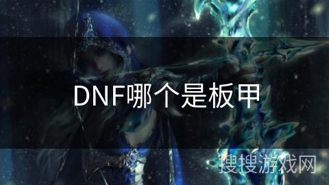 DNF哪个是板甲