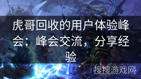 虎哥回收的用户体验峰会：峰会交流，分享经验