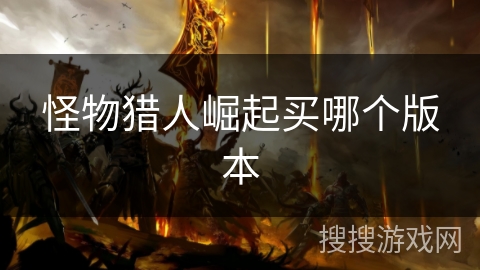 怪物猎人崛起买哪个版本