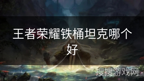 王者荣耀铁桶坦克哪个好 王者荣耀铁桶坦克哪个好