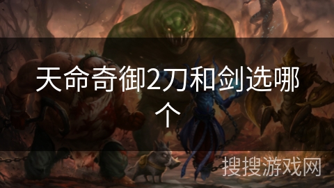 天命奇御2刀和剑选哪个