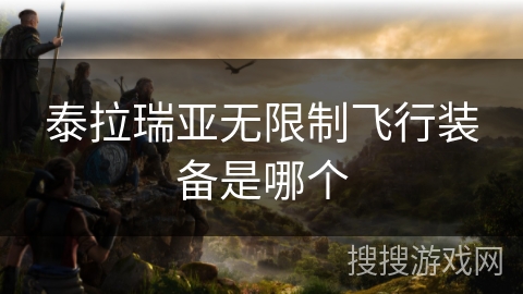 泰拉瑞亚无限制飞行装备是哪个 泰拉瑞亚无限制飞行装备是哪个