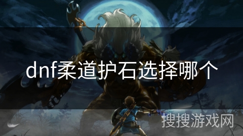 dnf柔道护石选择哪个