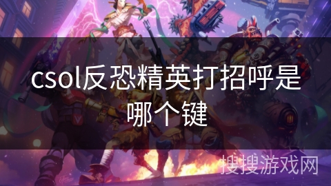 csol反恐精英打招呼是哪个键