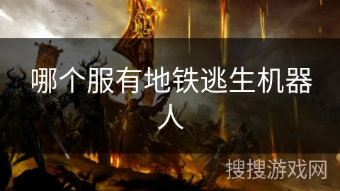 哪个服有地铁逃生机器人