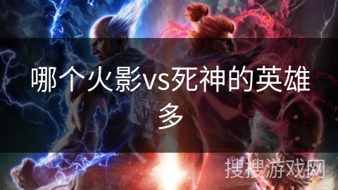 哪个火影vs死神的英雄多