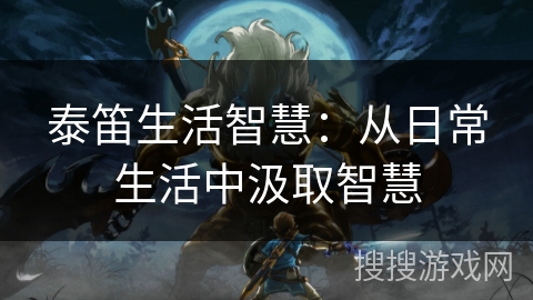 泰笛生活智慧：从日常生活中汲取智慧