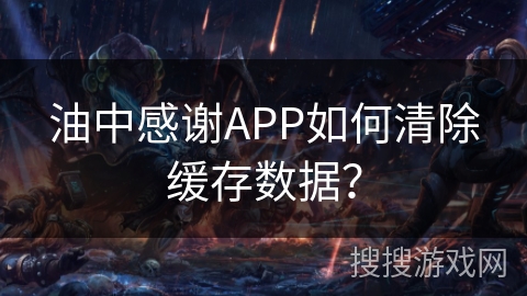 油中感谢APP如何清除缓存数据? 油中感谢APP如何清除缓存数据?