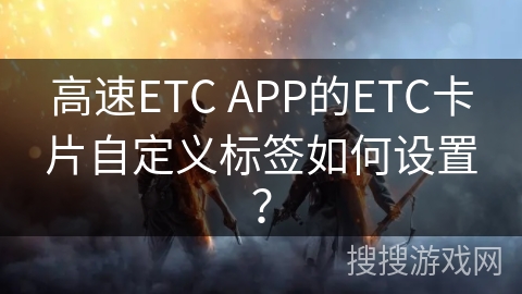 高速ETC APP的ETC卡片自定义标签如何设置? 高速ETC APP的ETC卡片自定义标签如何设置?