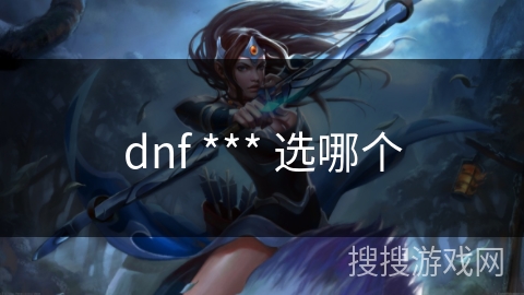 dnf *** 选哪个