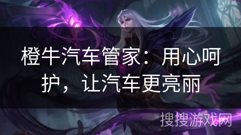 橙牛汽车管家：用心呵护，让汽车更亮丽