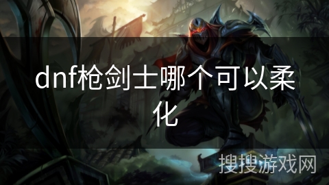 dnf枪剑士哪个可以柔化