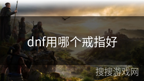 dnf用哪个戒指好