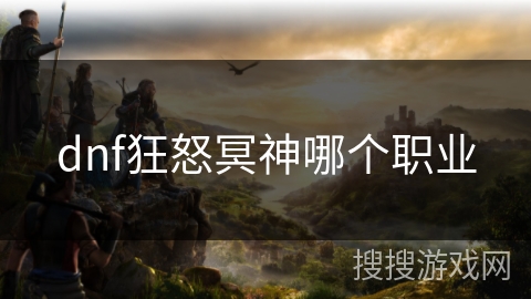 dnf狂怒冥神哪个职业
