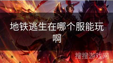 地铁逃生在哪个服能玩啊 地铁逃生在哪个服能玩啊