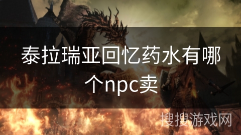 泰拉瑞亚回忆药水有哪个npc卖