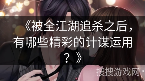 《被全江湖追杀之后,有哪些精彩的计谋运用?》