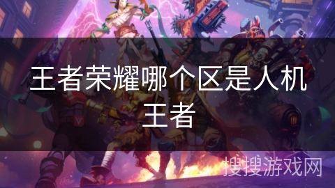 王者荣耀哪个区是人机王者