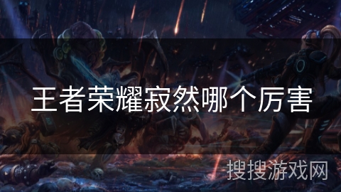 王者荣耀寂然哪个厉害