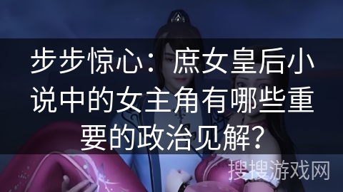 步步惊心：庶女皇后小说中的女主角有哪些重要的政治见解？