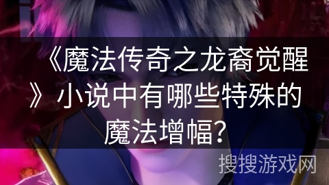 《魔法传奇之龙裔觉醒》小说中有哪些特殊的魔法增幅？