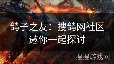 鸽子之友:搜鸽网社区邀你一起探讨 鸽子之友:搜鸽网社区邀你一起探讨